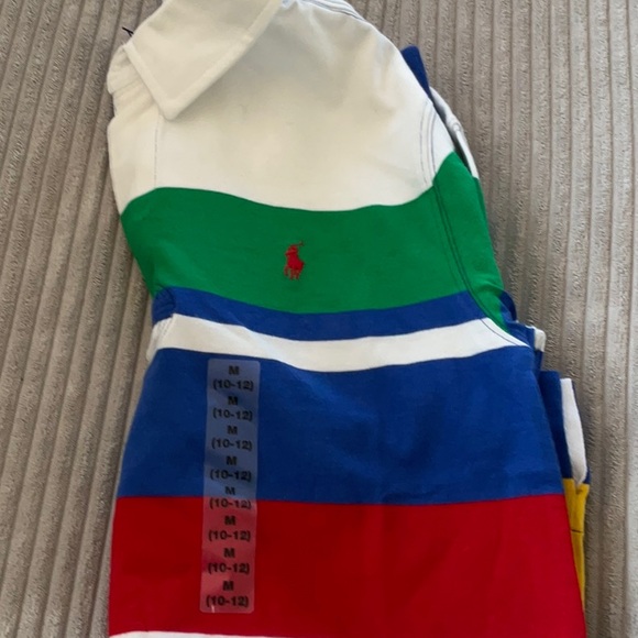 Polo Ralph Lauren Striped Polo Shirt size 10-12 - Picture 4 of 5